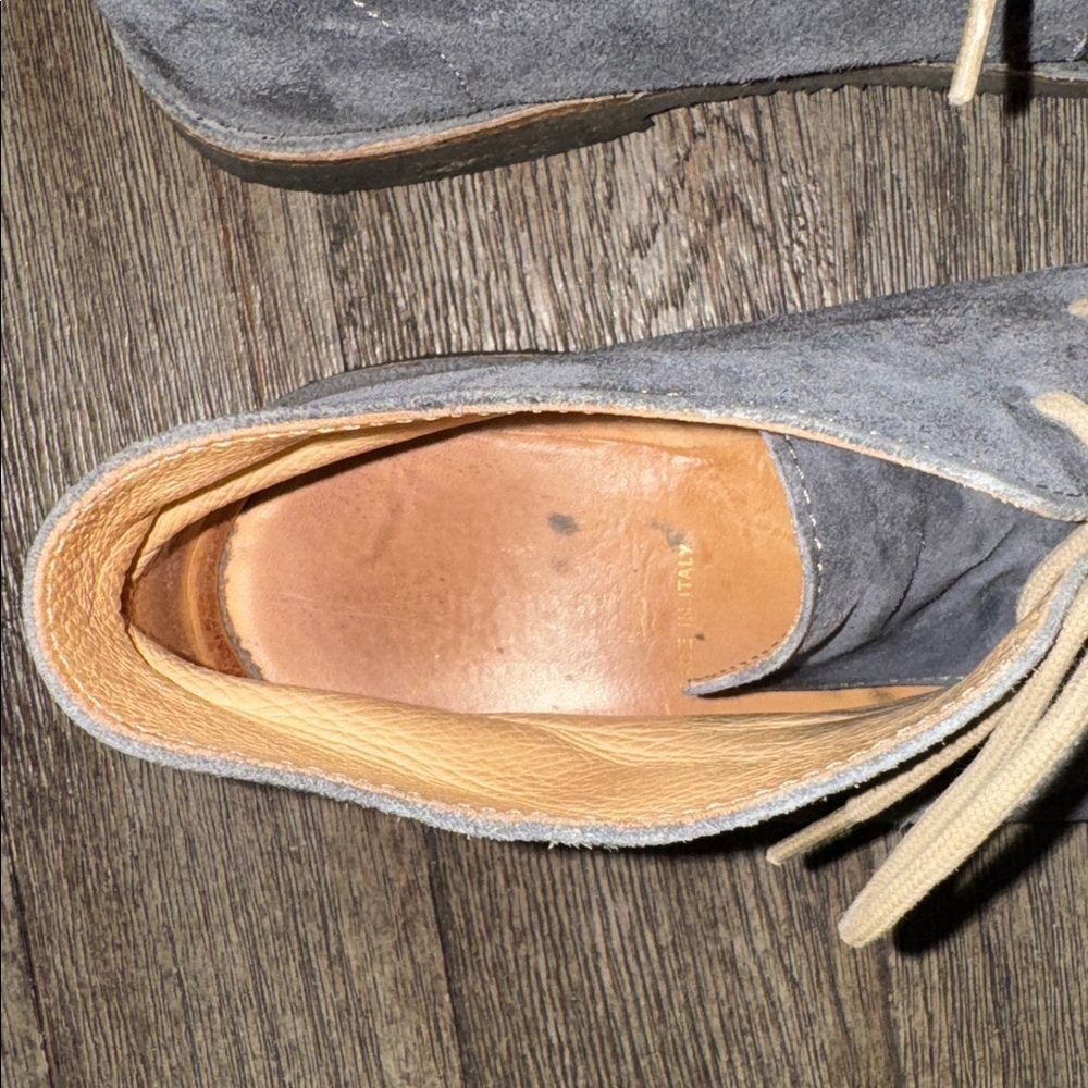 Todd Snyder Nomad Chukka Suede Desert Boots Grey (Blue) - Picture 6 of 8